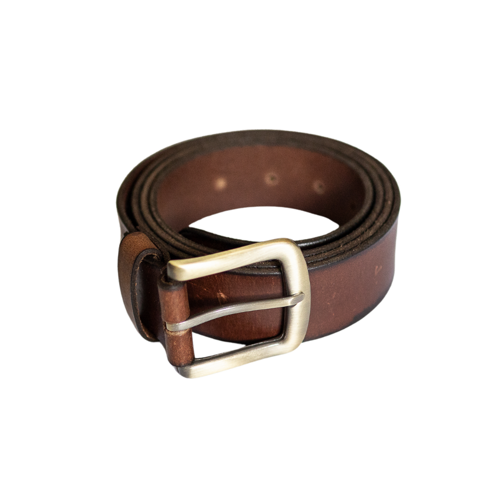 Arthur Men's 35mm Classic Buckle Leather Belt in Brown – Mally SA