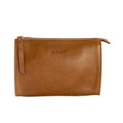 Mila Leather Travel Cosmetic Bag