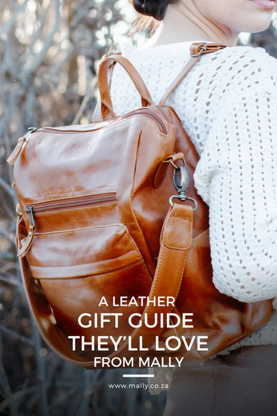 A Leather Gift Guide They'll Love from Mally