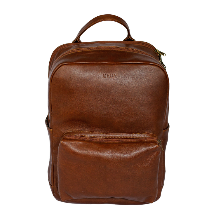 The Hunter Laptop Backpack in Brown
