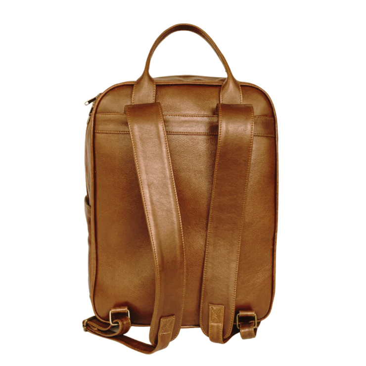 The Hunter Laptop Backpack in Toffee