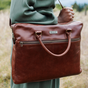Classic Leather Laptop Bag