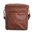 Six-Bottle Leather Wine Carrier
