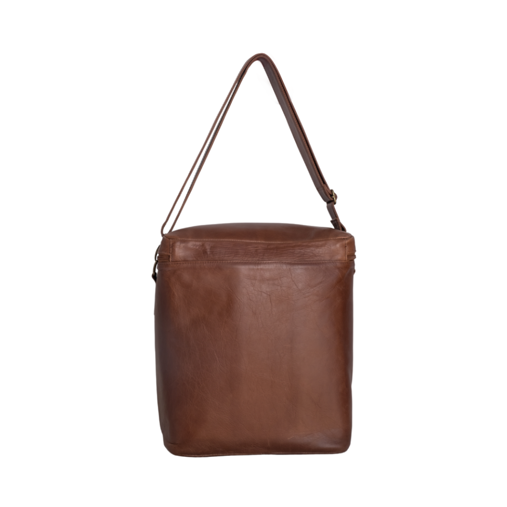 Six-Bottle Leather Wine Carrier