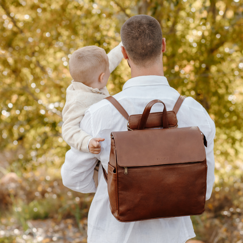 Bebe Baby Backpack in Brown