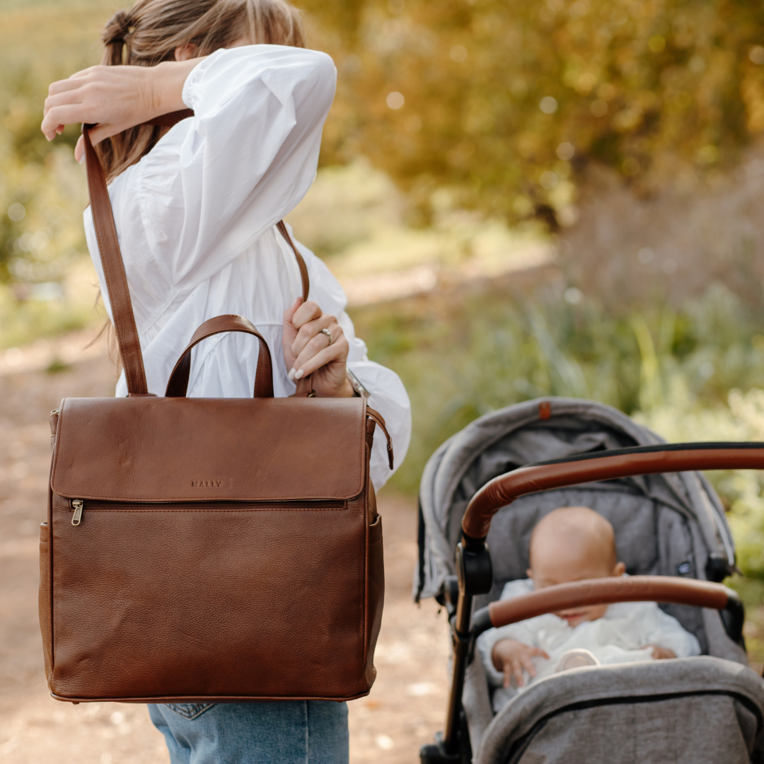 Bebe Baby Backpack in Brown