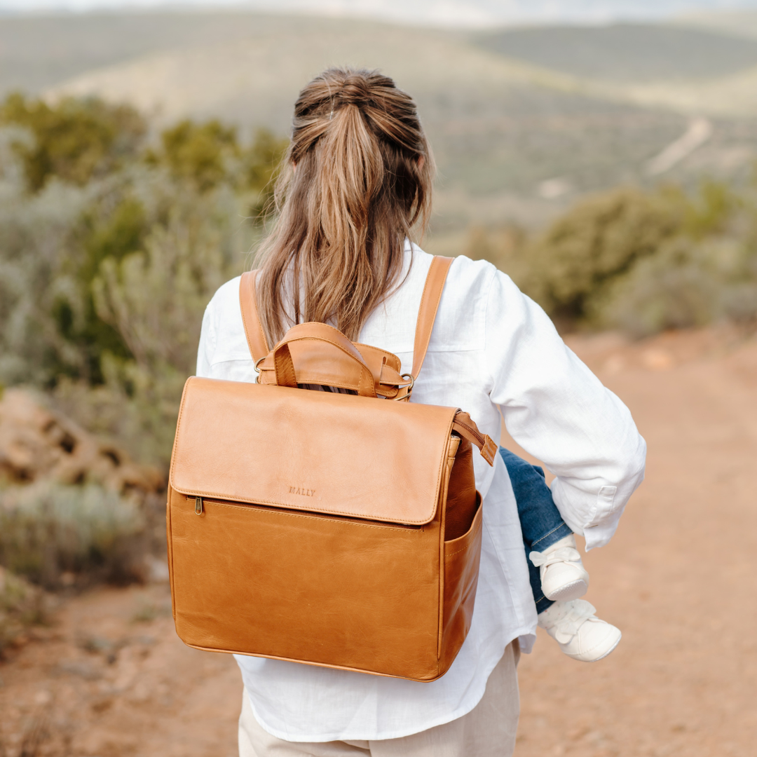Bebe Baby Backpack in Toffee