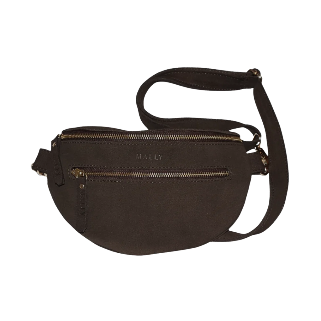 Bum Bag in Chocolate Brown Suede