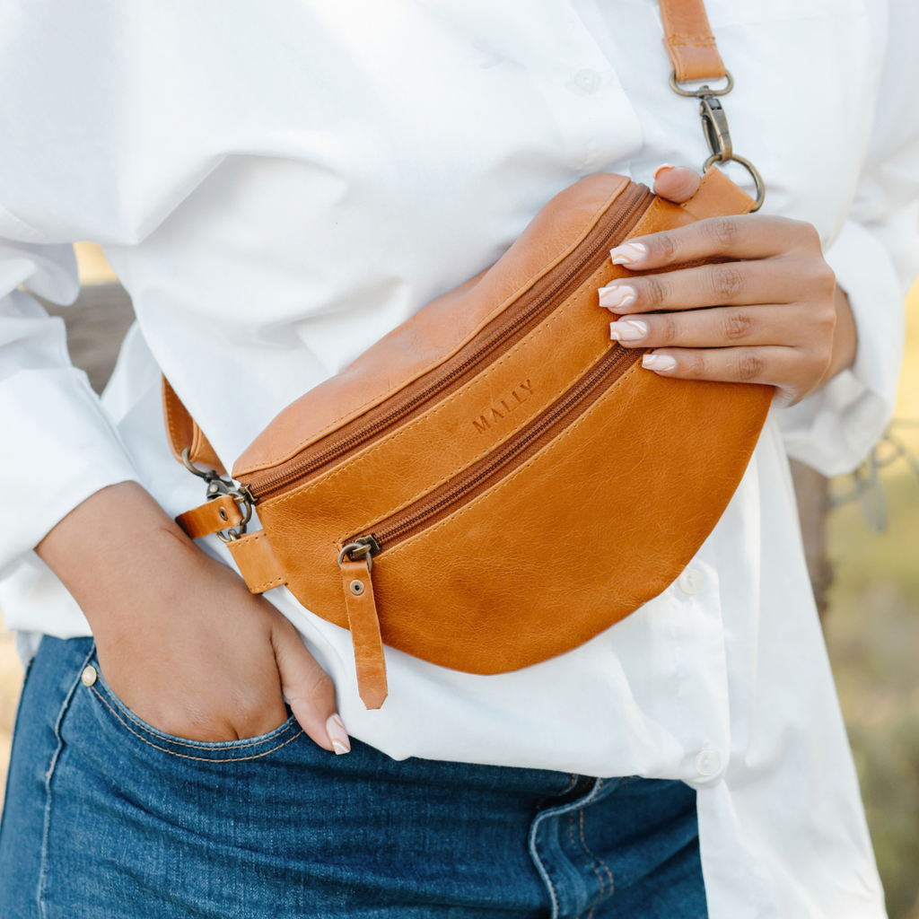 Bum Bag in Toffee