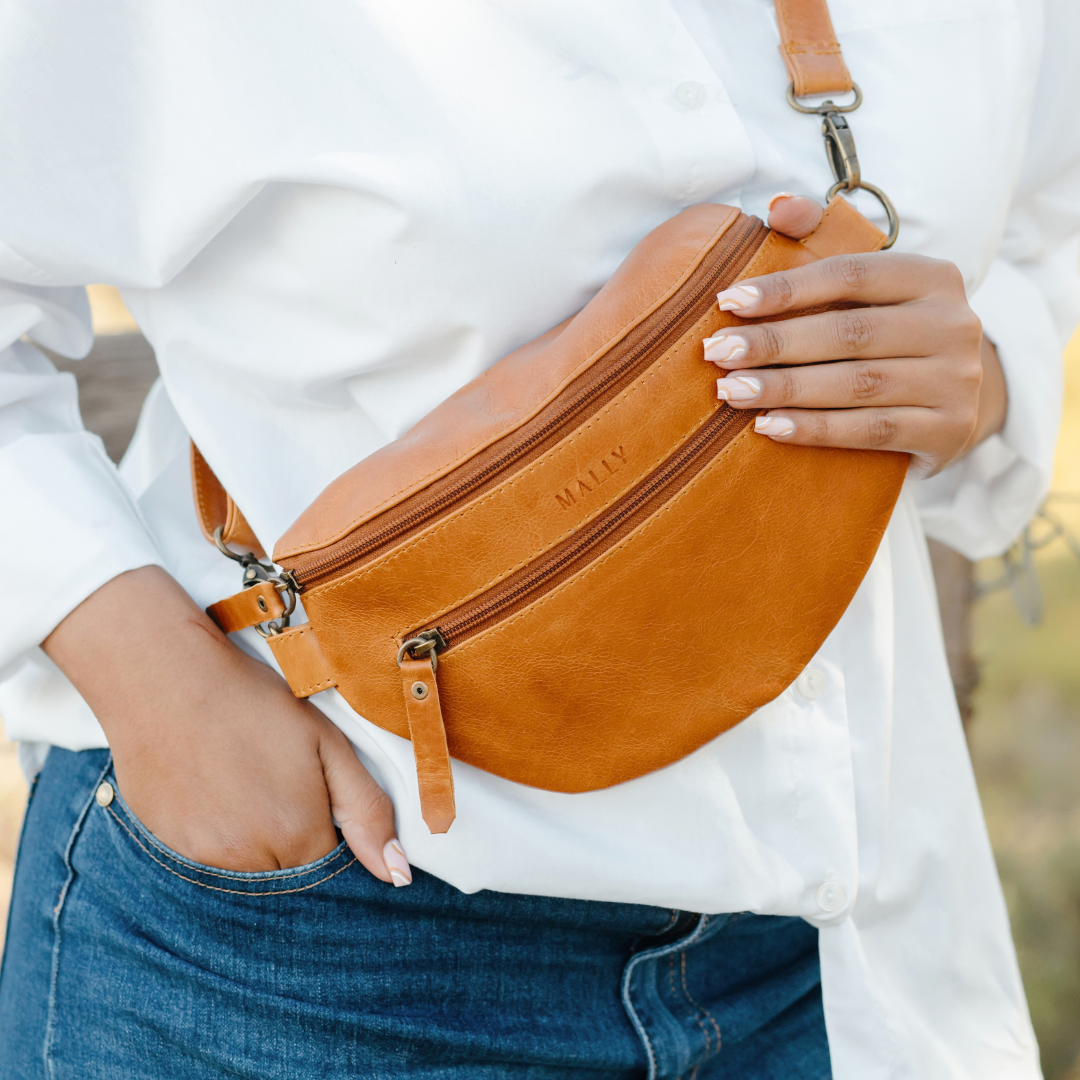 Bum Bag in Toffee