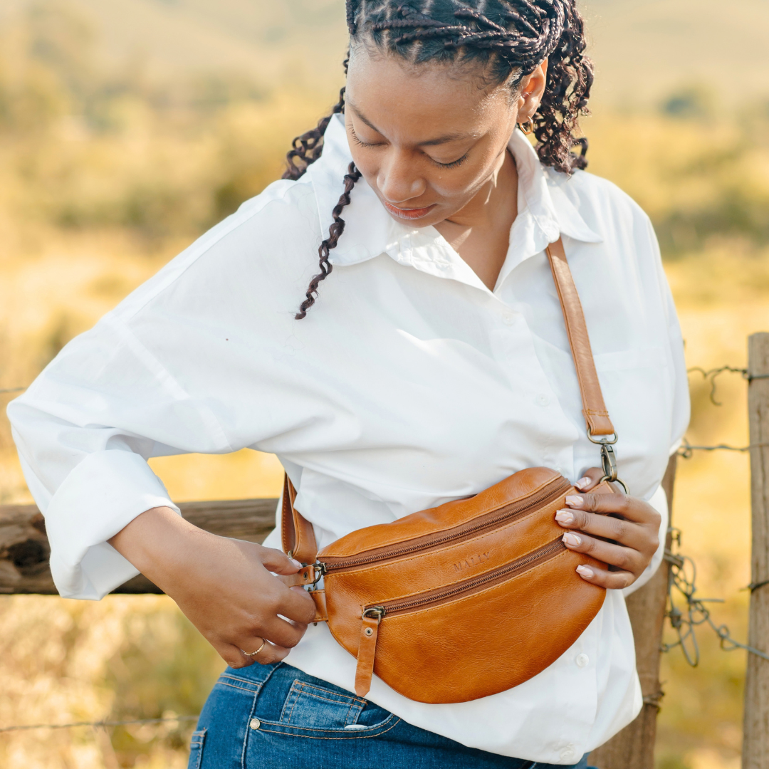 Bum Bag in Toffee