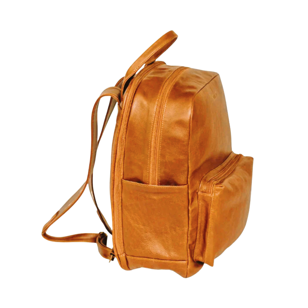 The Hunter Laptop Backpack in Toffee