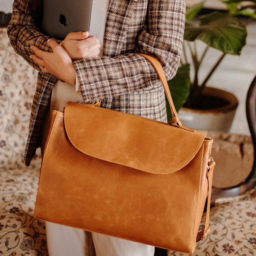 Klara | Ladies Leather Laptop & Work Bag