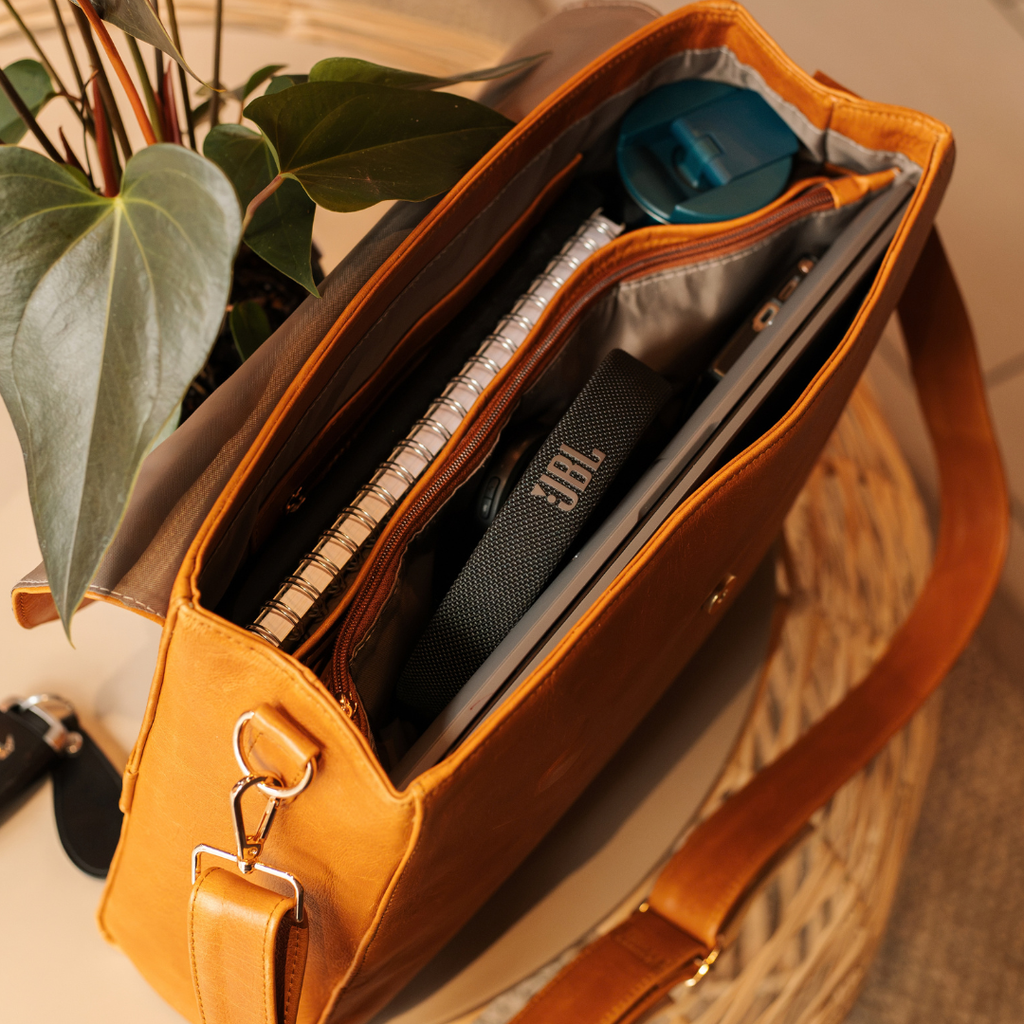 Klara | Ladies Leather Laptop & Work Bag