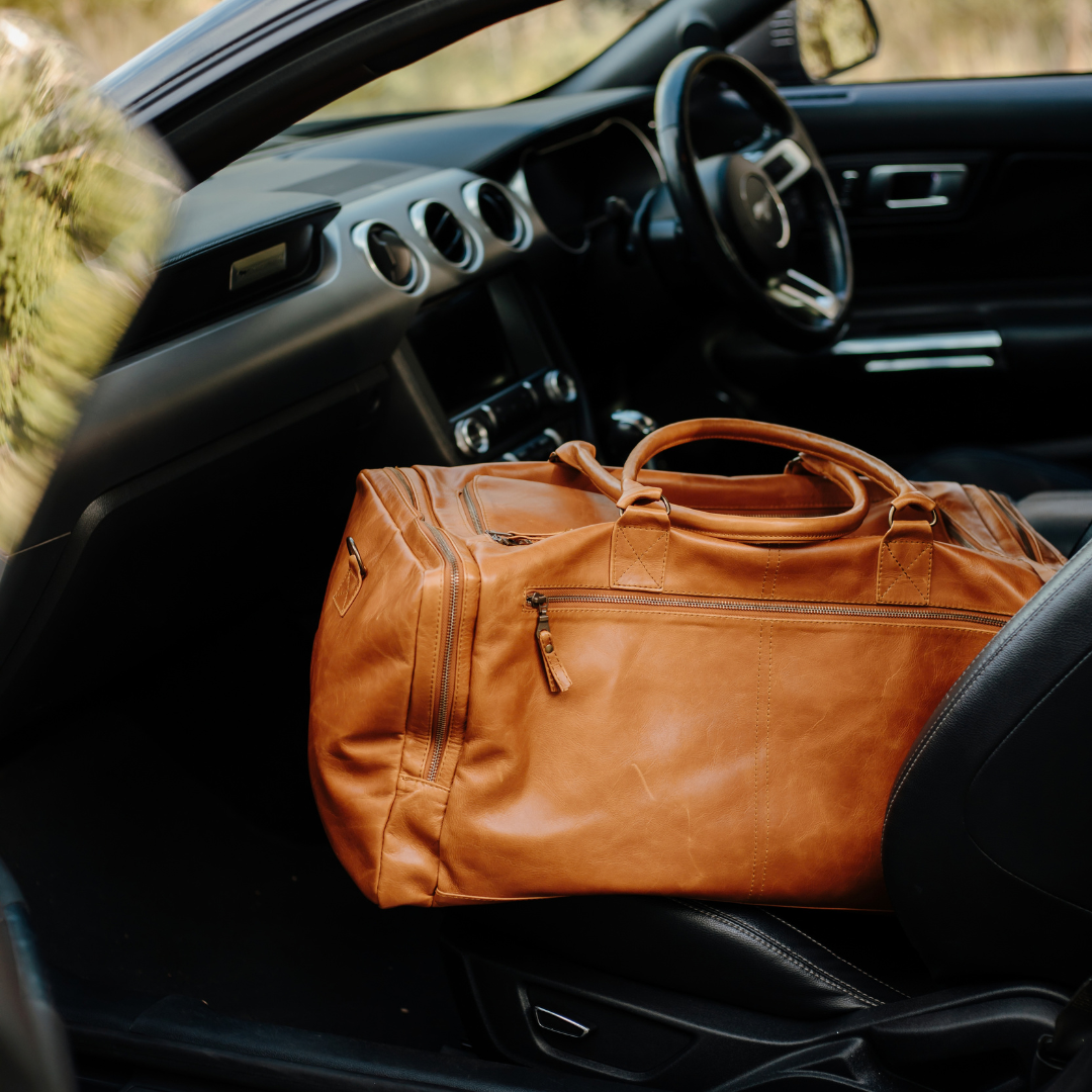 The Philip Travel Bag in Toffee