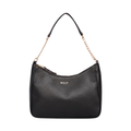 Silvia Leather Baguette Bag in Black