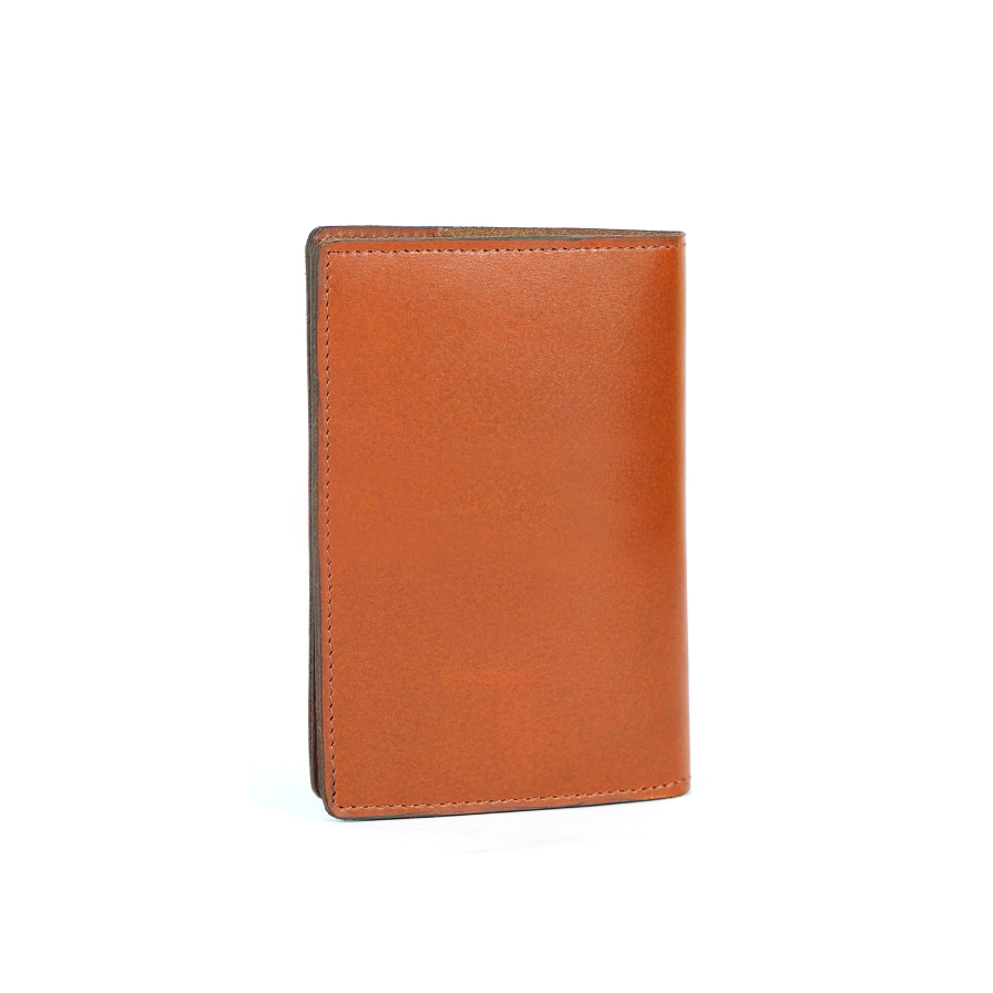 Harlow Leather Passport Holder in Tan