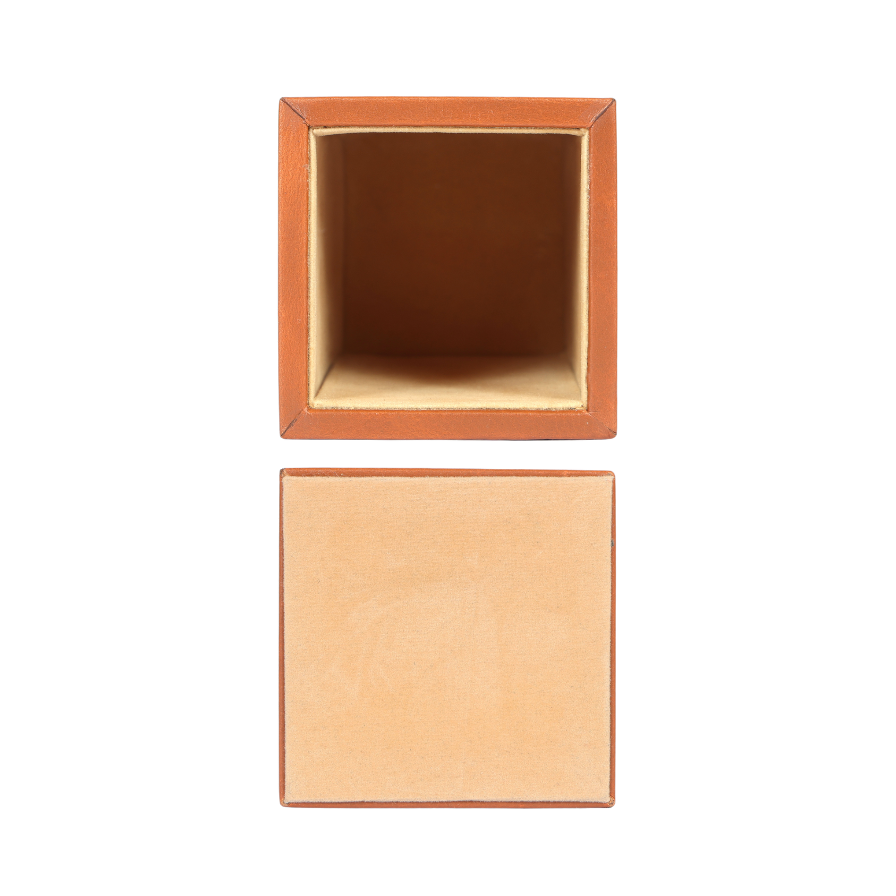 Valentina Leather Pen Holder in Tan