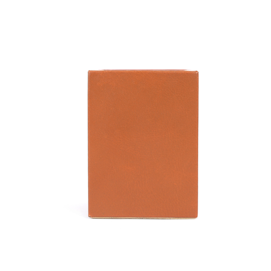 Valentina Leather Pen Holder in Tan