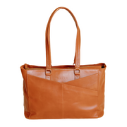Lily Leather Ladies Laptop Bag in Tan