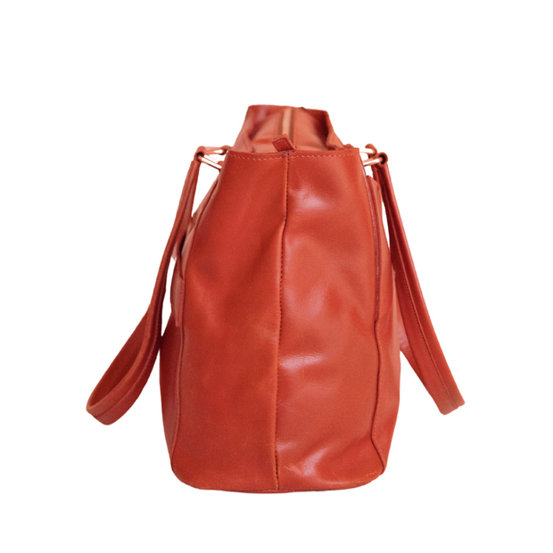 Lily Leather Ladies Laptop Bag – Red Tan (Perfectly Imperfect Edition)