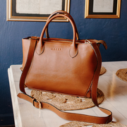 Zuri Midi Leather Tote Bag