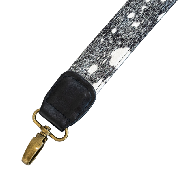 Long 145 cm Adjustable Shoulder Straps Toffee Leopard Print Leather Strap
