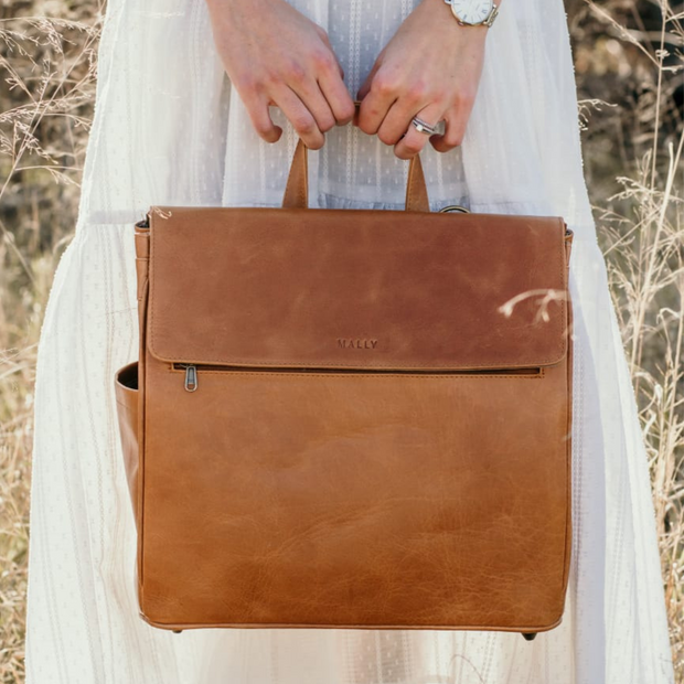 Bebe Baby Backpack in Toffee