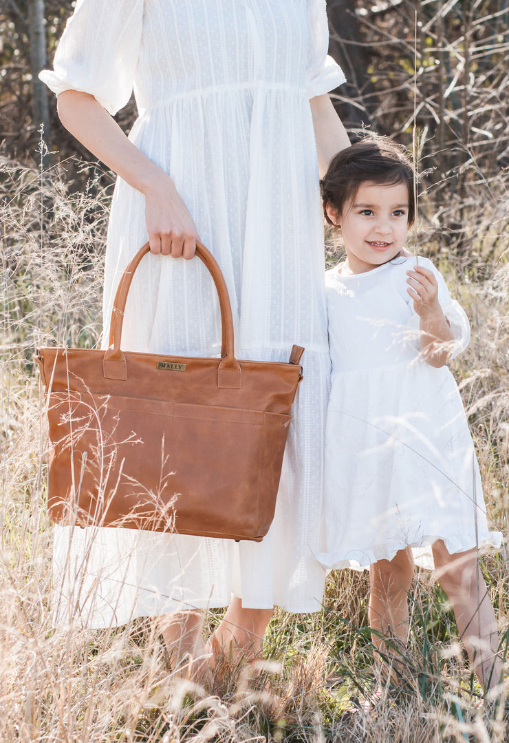 Beula Baby Bag in Toffee