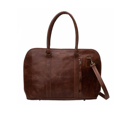 Ladies laptop bag in brown