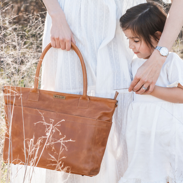 Beula Baby Bag in Toffee