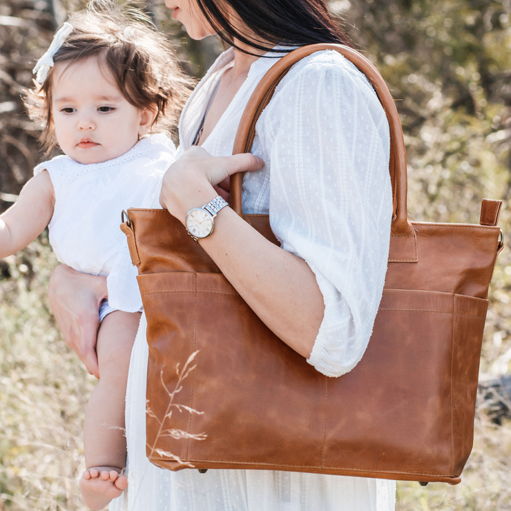Beula Baby Bag in Toffee – Mally SA