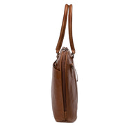 Ladies laptop bag in Toffee