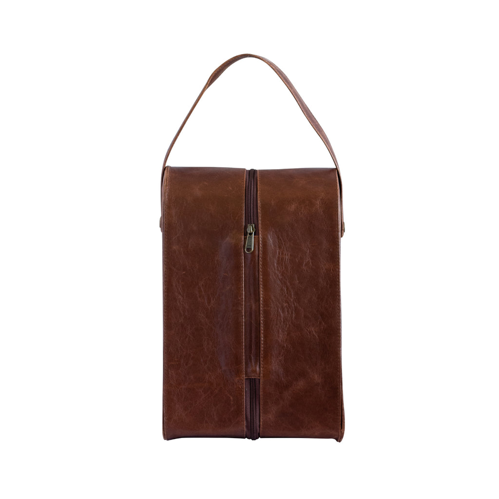 Leather Wine Cooler Bag