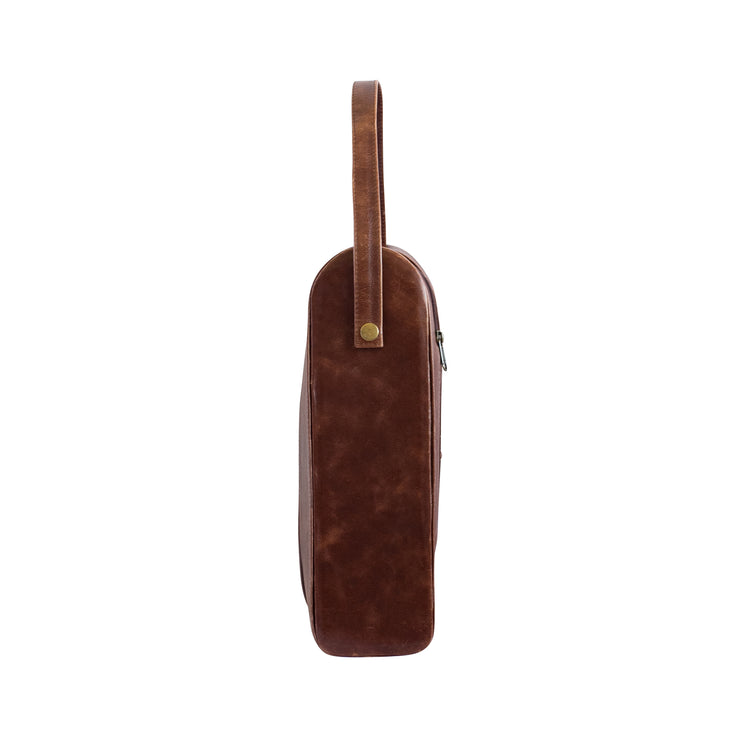 Leather Wine Cooler Bag