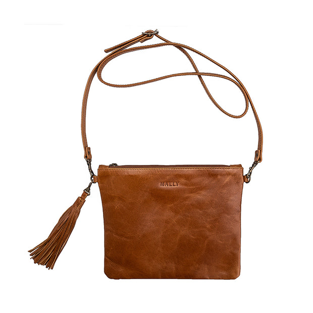 Poppy Sling Bag in Toffee